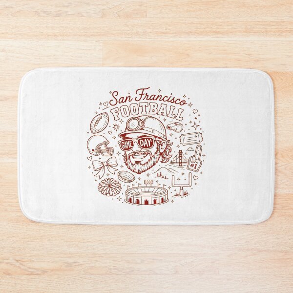 Item preview, San Francisco Football Game Day Retro Design designed and sold by TracyWall90783.