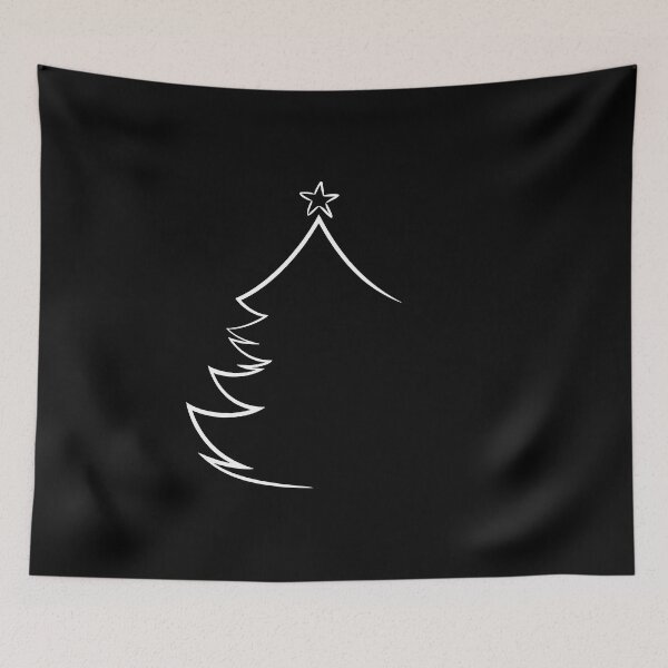 Item preview, Minimalist Christmas Tree Outline designed and sold by jkrphoto.