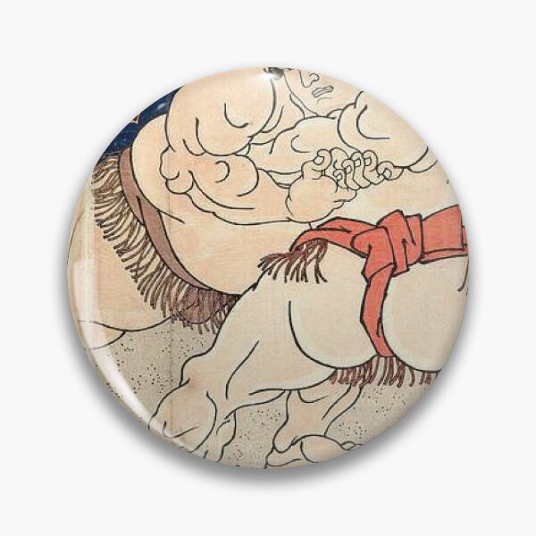 Item preview, Sumo Wrestling Match Ukiyo-e Woodblock Print Utagawa Kunisada designed and sold by vekotpu.