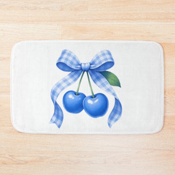 Item preview, blue cherry bow designed and sold by Thecountess0o0.
