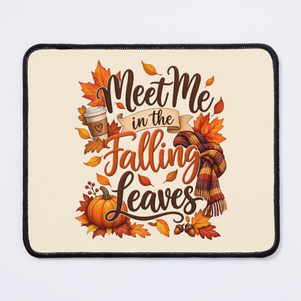 Item preview, Meet Me in the Falling Leaves – Cozy Autumn Vibes designed and sold by blankTeeShirt.