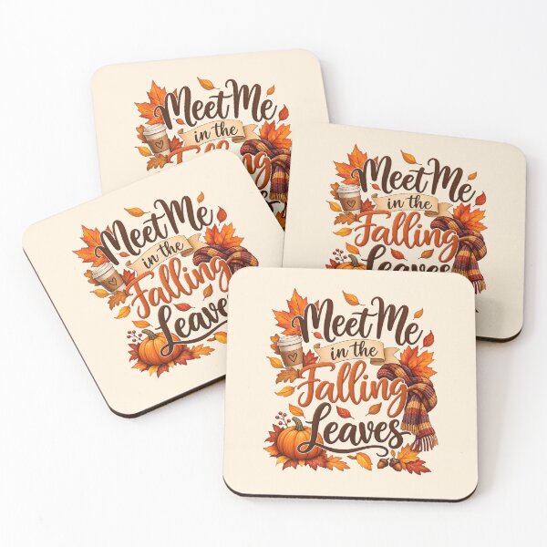 Item preview, Meet Me in the Falling Leaves – Cozy Autumn Vibes designed and sold by blankTeeShirt.