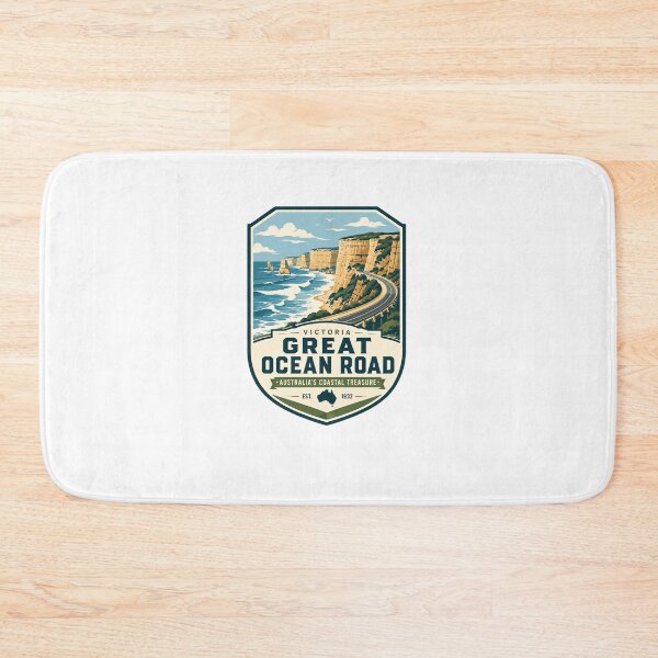 Item preview, Victoria Great Ocean Road Australia Coastal Treasure Travel Explorer designed and sold by Star3NowForMe.