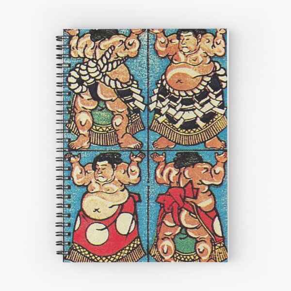 Item preview, Vintage Sumo Wrestler Front Back View Ukiyo-e Utagawa Yoshifuji designed and sold by vekotpu.