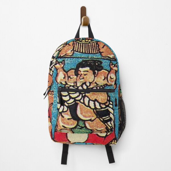 Item preview, Vintage Sumo Wrestler Front Back View Ukiyo-e Utagawa Yoshifuji designed and sold by vekotpu.
