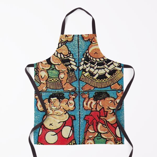 Item preview, Vintage Sumo Wrestler Front Back View Ukiyo-e Utagawa Yoshifuji designed and sold by vekotpu.
