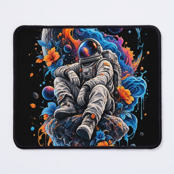 Item preview, Cosmic Garden Astronaut – Surreal Space Explorer designed and sold by RenderSpace.