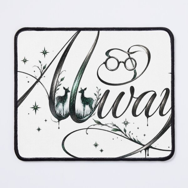 Item preview, Always Magical Calligraphy — Whimsical Deer & Ink Splatter Fantasy Design designed and sold by PixelNest40.
