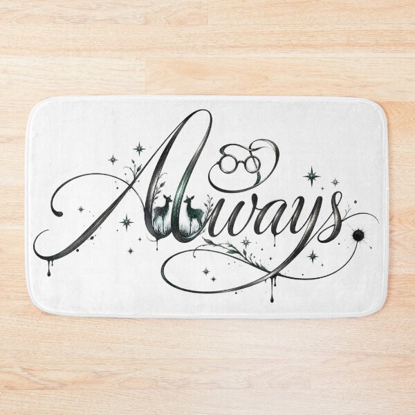 Item preview, Always Magical Calligraphy — Whimsical Deer & Ink Splatter Fantasy Design designed and sold by PixelNest40.