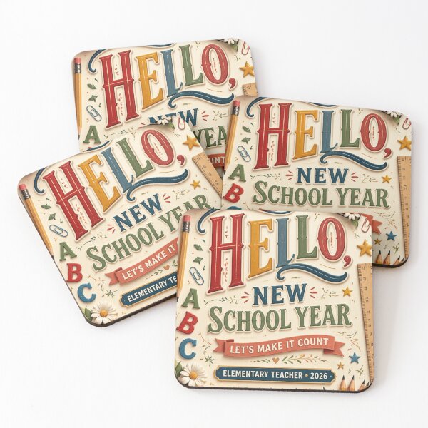 Item preview, Hello New School Year Teacher Shirt designed and sold by mo-carnival.