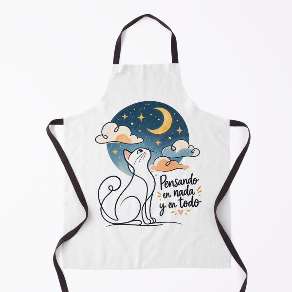 Item preview, Thinking about Nothing and Everything – Minimalist Cat designed and sold by Martapp.