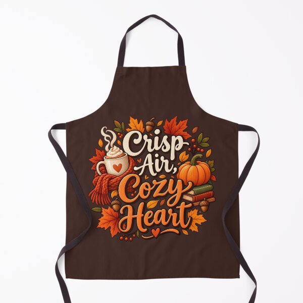 Item preview, Crisp Air Cozy Heart – Autumn Pumpkin & Coffee designed and sold by blankTeeShirt.