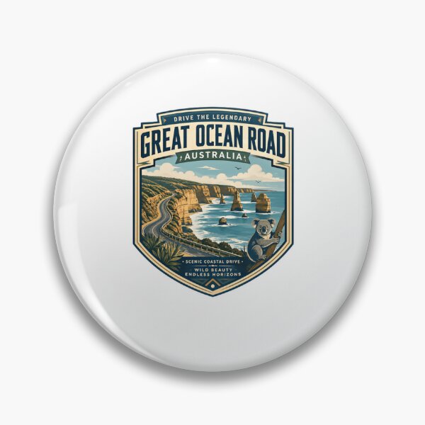 Item preview, Drive The Legendary Great Ocean Road Australia Scenic Coastal Drive Wild Beauty Endless Horizons Traveler Road Trip Australia designed and sold by Star3NowForMe.