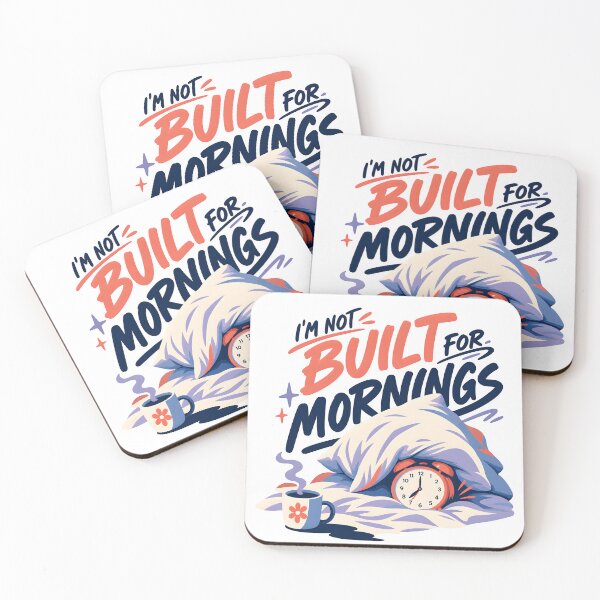 Artikelvorschau, Ich bin nicht für Morgenstunden geschaffen – Lustiges Design für verschlafenen Morgenkaffee entworfen und verkauft von Sed94.