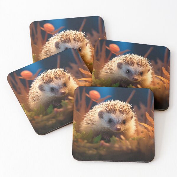 Item preview, Cute Hedgehog in Enchanted Forest  designed and sold by cutepid.