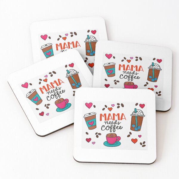 Item preview, Mama Needs Coffee designed and sold by Sara's Cozy Canvas Co..