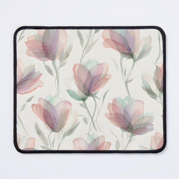 Item preview, Whispering Watercolour Blooms – Soft Pastel Floral Garden designed and sold by TrendyVinyl.