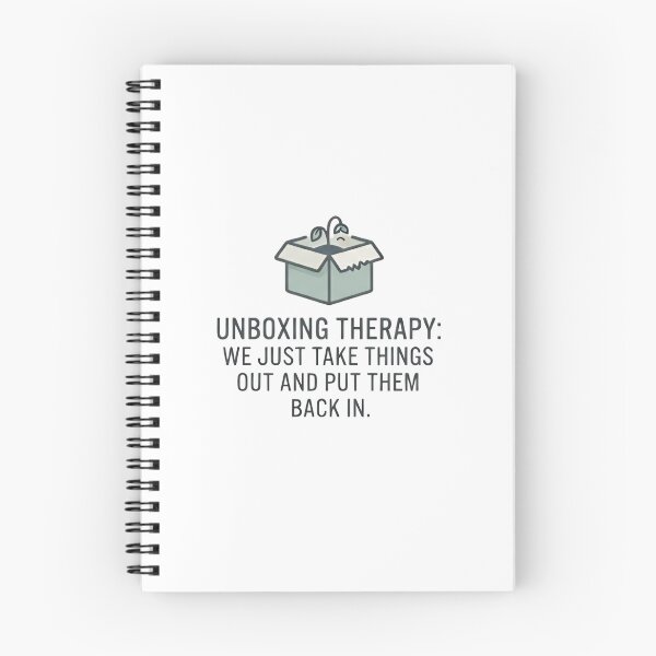 Item preview, Unboxing Therapy Funny Sad Plant Logo Minimalist Design designed and sold by SarcasmAndSpite.