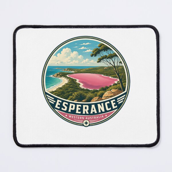 Item preview, Esperance Western Australia Travel Pink Lake Destination Souvenir designed and sold by Star3NowForMe.