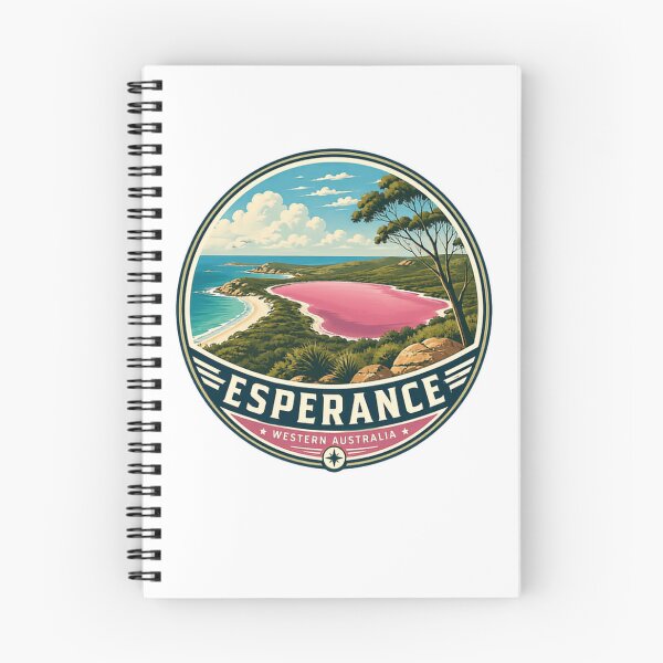 Item preview, Esperance Western Australia Travel Pink Lake Destination Souvenir designed and sold by Star3NowForMe.