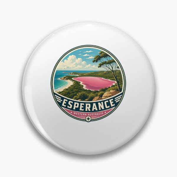 Item preview, Esperance Western Australia Travel Pink Lake Destination Souvenir designed and sold by Star3NowForMe.