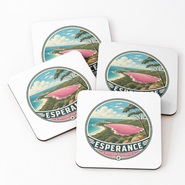 Item preview, Esperance Western Australia Travel Pink Lake Destination Souvenir designed and sold by Star3NowForMe.