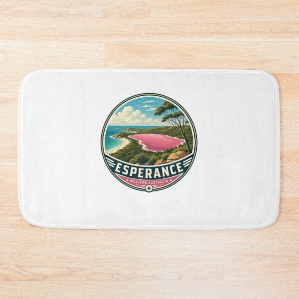 Item preview, Esperance Western Australia Travel Pink Lake Destination Souvenir designed and sold by Star3NowForMe.