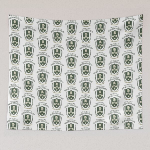Item preview, Society of Indoor Enthusiasts Funny Introvert Crest designed and sold by SarcasmAndSpite.