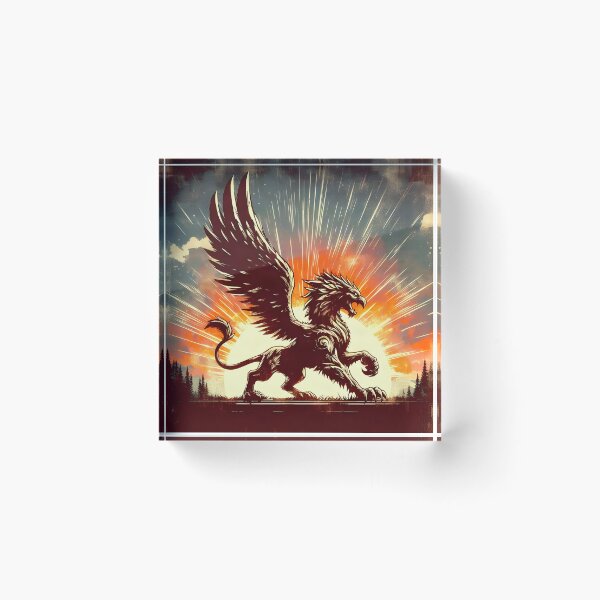 Item preview, Rust Griffin, Ai Generated Art designed and sold by ACC .