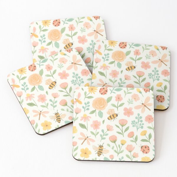 Item preview, Flowers, bees, and beetles designed and sold by The countess.