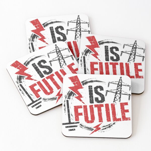 Item preview, Resistance Is Futile Electrical Engineer Electrician Physics Science designed and sold by SkeletonsDanger.