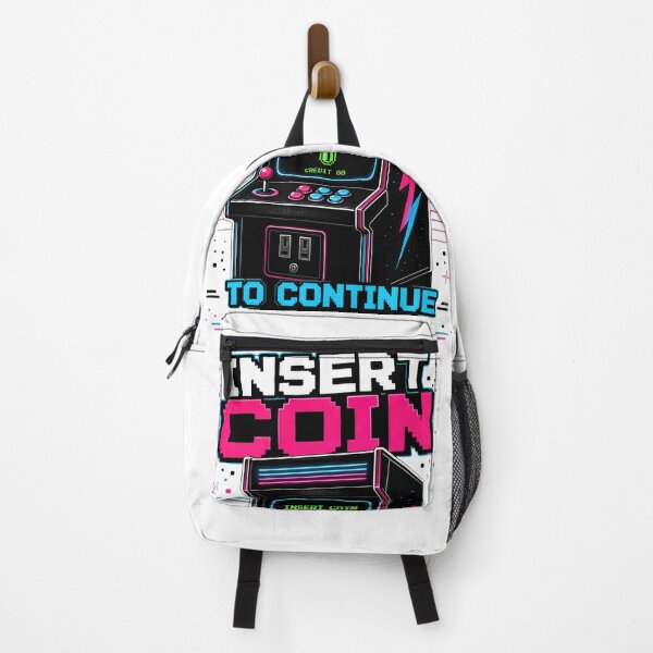 Item preview, Insert coin to continue life arcade tee designed and sold by RealArtMedia.