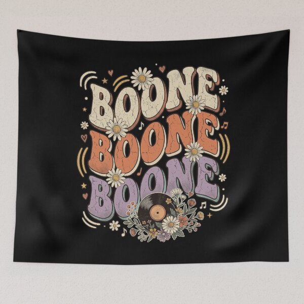 Item preview, Boone Boone Boone Retro Groovy Daisy Vinyl Music designed and sold by ZephyrCove.