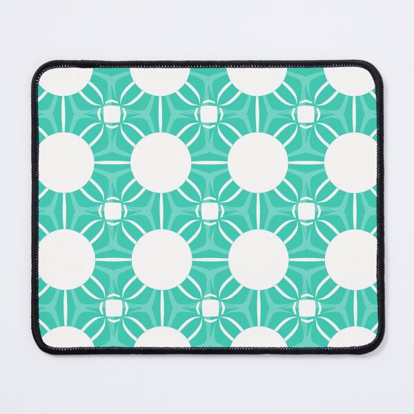 Item preview, Teal Geometric Circles Tile Pattern designed and sold by Nicha Studio.