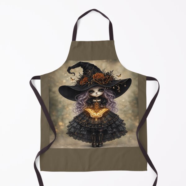 Item preview, Creepy Cute Moon Moth Witch for Whimsigoth Women designed and sold by POD DYNASTY | Original Print On Demand T-Shirt Graphics.