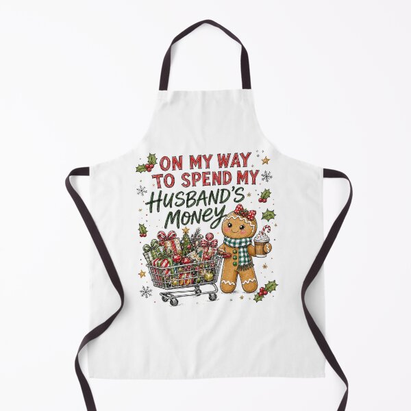Item preview, Funny Christmas Gingerbread Shopping Design designed and sold by phoebelevine.