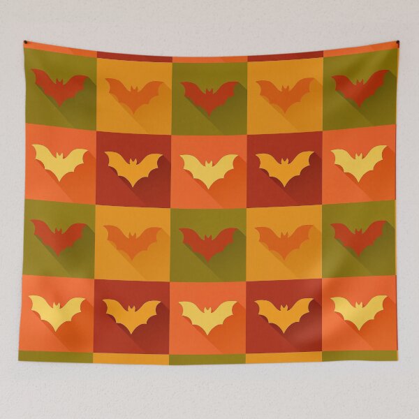 Item preview, Retro Minimalist Halloween Bat Geometric designed and sold by FestivityFinds.