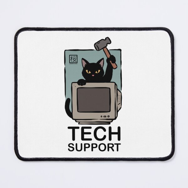 Item preview, Cat Tech Support Computer Repair designed and sold by SakuraHaven.