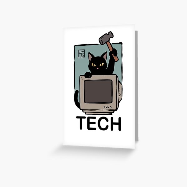 Item preview, Cat Tech Support Computer Repair designed and sold by SakuraHaven.