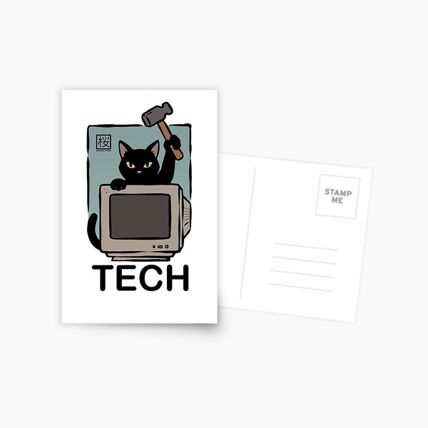 Item preview, Cat Tech Support Computer Repair designed and sold by SakuraHaven.