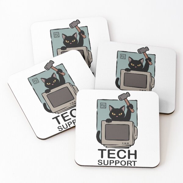 Item preview, Cat Tech Support Computer Repair designed and sold by SakuraHaven.