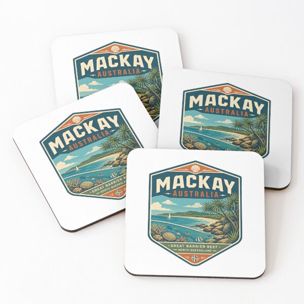 Item preview, Mackay Australia Great Barrier Reef North Queensland Travel Souvenir designed and sold by Star3NowForMe.