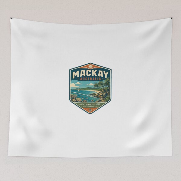 Item preview, Mackay Australia Great Barrier Reef North Queensland Travel Souvenir designed and sold by Star3NowForMe.