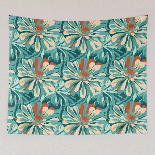 Item preview, Colorful Zinnia Floral - Flower Floral Pattern - Gifts For Girls designed and sold by RoyalStarsPatts.