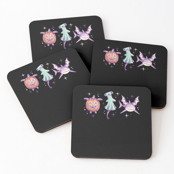 Item preview, Halloween Sea Critters Watercolor Fun designed and sold by phoebelevine.