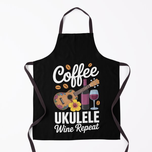 Item preview, Coffee Ukulele Wine Repeat designed and sold by jkrphoto.