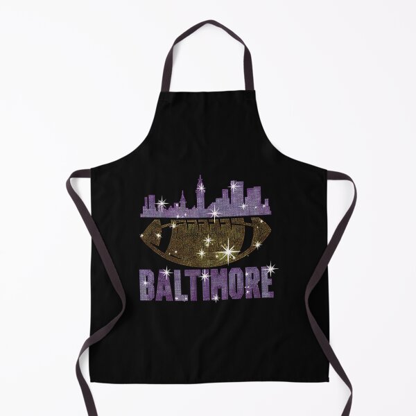 Aperçu de l'œuvre Baltimore City Football Sparkle Skyline créée et vendue par Paci91.