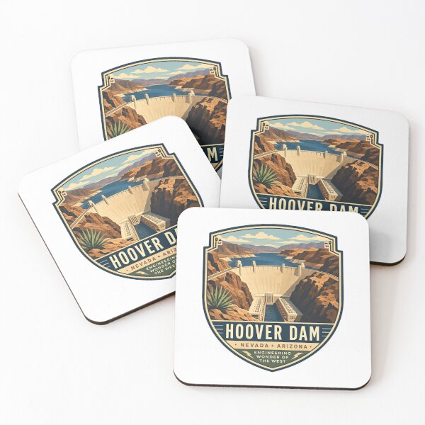 Item preview, Hoover Dam Nevada Arizona Engineering Wonder Of The West Landmark Traveler designed and sold by Star3NowForMe.