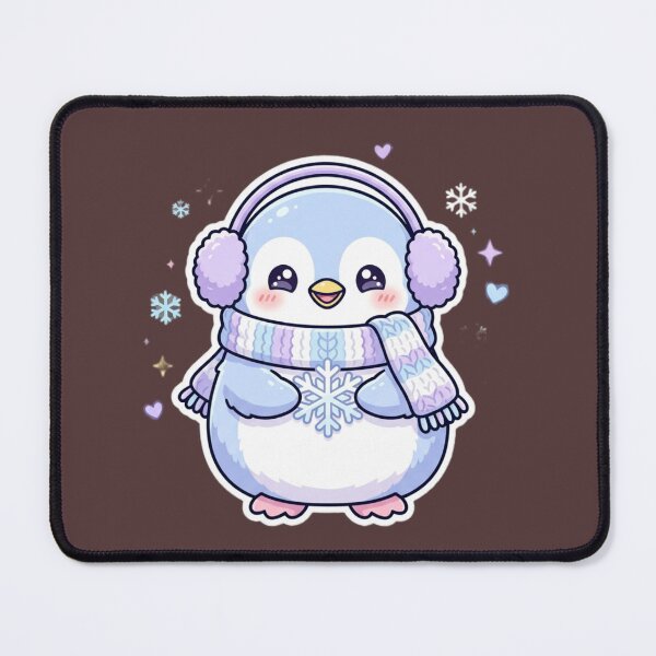Item preview, Kawaii Penguin Cozy Winter Cute Animal designed and sold by Tinydoodlenest .