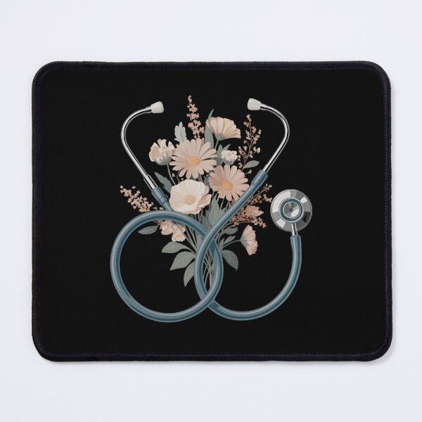 Item preview, Floral Stethoscope Nurse Aesthetic designed and sold by DariaOltes.